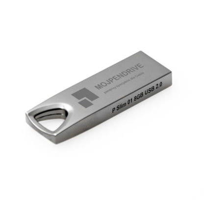 Mini pendrive P SLIM 01 srebrny 8GB